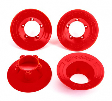 Wheel Covers Red (for Wheels #9572) (4) in the group Brands / T / Traxxas / Spare Parts at Minicars Hobby Distribution AB (429569R)