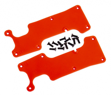 Suspension Arm Covers Rear L+R Red Sledge in the group Brands / T / Traxxas / Spare Parts at Minicars Hobby Distribution AB (429634R)