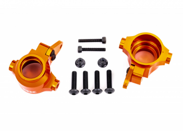 Steering Blocks Alu Orange (Pair) Sledge in the group Brands / T / Traxxas / Spare Parts at Minicars Hobby Distribution AB (429635T)