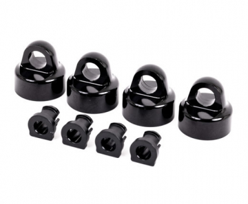 Shock Caps Alu Black GTX (4) in the group Brands / T / Traxxas / Spare Parts at Minicars Hobby Distribution AB (429664A)