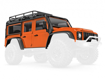 Body TRX-4M Land Rover Defender Orange Complete in the group Brands / T / Traxxas / Bodies & Accessories at Minicars Hobby Distribution AB (429712-ORNG)