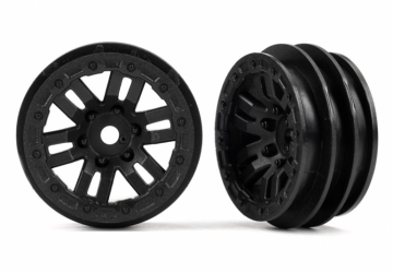 Wheels 12-Spoke Black 1.0 (2) in the group Brands / T / Traxxas / Tires & Wheels at Minicars Hobby Distribution AB (429768)