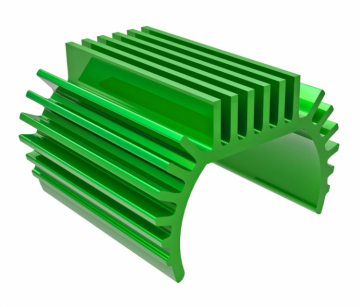 Motor Heat Sink Alu Green Titan 180 87T in the group Brands / T / Traxxas / Spare Parts at Minicars Hobby Distribution AB (429793-GRN)