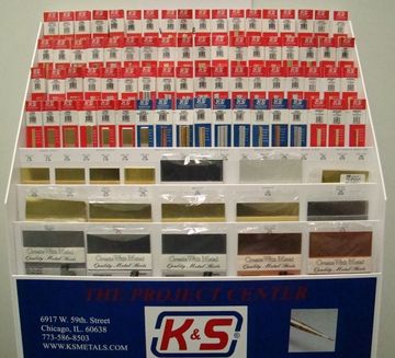 K&S Metallcenter Metriskt (endast stllet) i gruppen Fabrikat / K / K&S / Butiksstll hos Minicars Hobby Distribution AB (541005MR)