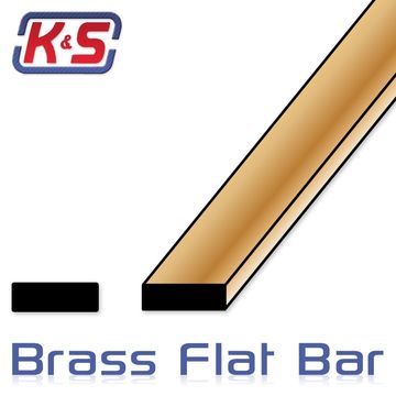 12 FlatBar 1/64x1/16 (2/bg x 7/bg)* in the group Brands / K / K&S / Brass Profiles at Minicars Hobby Distribution AB (5415020)