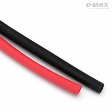 Heat Shrink Tube Red & Black D4/W6mm x 1m in the group Brands / D / DynoMAX / Heat Shrink Tube at Minicars Hobby Distribution AB (B9203)