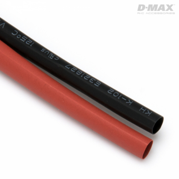 Heat Shrink Tube Red & Black D5/W7.5mm x 1m in the group Brands / D / DynoMAX / Heat Shrink Tube at Minicars Hobby Distribution AB (B9204)