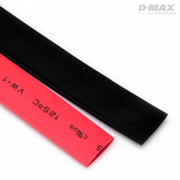 Heat Shrink Tube Red & Black D9/W14mm x 1m in the group Brands / D / DynoMAX / Heat Shrink Tube at Minicars Hobby Distribution AB (B9208)