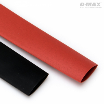 Heat Shrink Tube Red & Black D10/W15.5mm x 1m in the group Brands / D / DynoMAX / Heat Shrink Tube at Minicars Hobby Distribution AB (B9209)