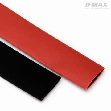 Heat Shrink Tube Red & Black D12/W18.5mm x 1m in the group Brands / D / DynoMAX / Heat Shrink Tube at Minicars Hobby Distribution AB (B9210)