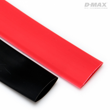 Heat Shrink Tube Red & Black D15/W23mm x 1m in the group Brands / D / DynoMAX / Heat Shrink Tube at Minicars Hobby Distribution AB (B9212)