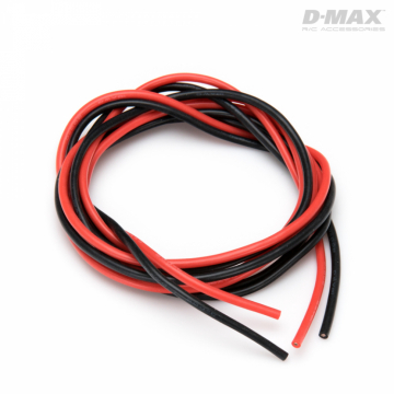Wire Red & Black 18AWG D1.1/2.4mm x 1m in the group Brands / D / DynoMAX / Cables & Connectors at Minicars Hobby Distribution AB (B9233)