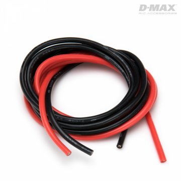 Kabel Röd & Svart 14AWG D2/3.6mm x 1m i gruppen Fabrikat / D / DynoMAX / Kablar & Kontakter hos Minicars Hobby Distribution AB (B9235)