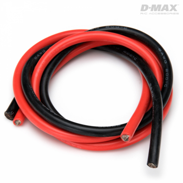 Wire Red & Black 6AWG D6/8.6mm x 1m in der Gruppe Hersteller / D / DynoMAX / Cables & Connectors bei Minicars Hobby Distribution AB (B9239)
