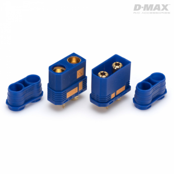 Kontakt QS8-S Anti-Spark (8mm) Par i gruppen Fabrikat / D / DynoMAX / Kablar & Kontakter hos Minicars Hobby Distribution AB (B9310)