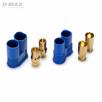 Connector EC8 (8mm) Pair in the group Brands / D / DynoMAX / Cables & Connectors at Minicars Hobby Distribution AB (B9315)