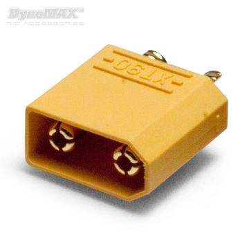 Connector XT90 4.5mm Male 50pcs in the group Brands / D / DynoMAX / Cables & Connectors at Minicars Hobby Distribution AB (B9566B)