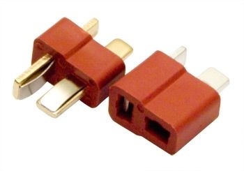 Connector T-Plug 100 pair in der Gruppe Hersteller / D / DynoMAX / Cables & Connectors bei Minicars Hobby Distribution AB (B9580B)