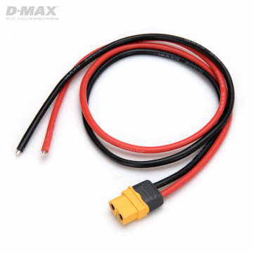 Charge Lead w/o Connector to XT60 14AWG 500mm in the group Brands / D / DynoMAX / Cables & Connectors at Minicars Hobby Distribution AB (B9660)