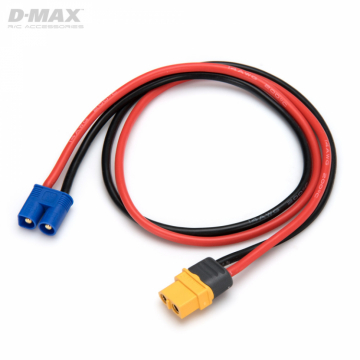 Charge Lead EC3 Male to XT60 14AWG 500mm in der Gruppe Hersteller / D / DynoMAX / Cables & Connectors bei Minicars Hobby Distribution AB (B9663)