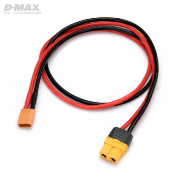 Charge Lead XT30 Male to XT60 14AWG 500mm in the group Brands / D / DynoMAX / Cables & Connectors at Minicars Hobby Distribution AB (B9666)