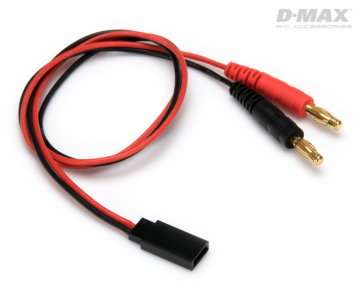 Charge Lead Futaba RX with 4mm Banana Connectors in der Gruppe Hersteller / D / DynoMAX / Cables & Connectors bei Minicars Hobby Distribution AB (B9685)