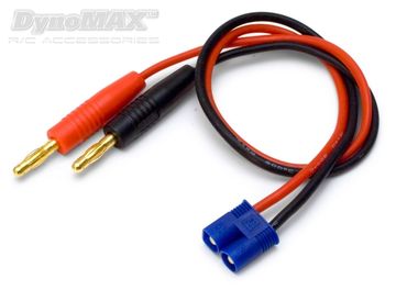 Charge Lead EC3 with 4mm Banana Connectors in the group Brands / D / DynoMAX / Cables & Connectors at Minicars Hobby Distribution AB (B9692)
