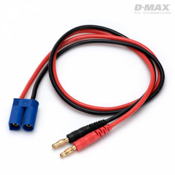 Charge Lead EC5 with 4mm Banana Connectors 50cm in der Gruppe Hersteller / D / DynoMAX / Cables & Connectors bei Minicars Hobby Distribution AB (B9694)
