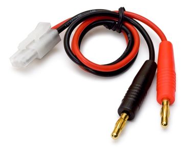 Charge Lead Tamiya with 4mm Banana Connectors in der Gruppe Hersteller / D / DynoMAX / Cables & Connectors bei Minicars Hobby Distribution AB (B9700)