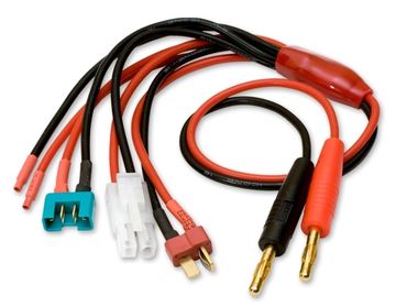 Charge Lead Multi-Power with 4mm Banana Connectors in the group Brands / D / DynoMAX / Cables & Connectors at Minicars Hobby Distribution AB (B9706)