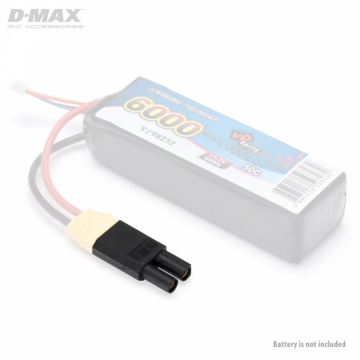 Connector Adapter XT90 (male) - EC5 (female) in der Gruppe Hersteller / D / DynoMAX / Cables & Connectors bei Minicars Hobby Distribution AB (B9881)