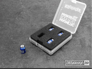 Body Post Marker kit Blue - 1/10 scale Model Cars in the group Brands / B / Bittydesign / Bittydesign at Minicars Hobby Distribution AB (BDBPMK10-BE)