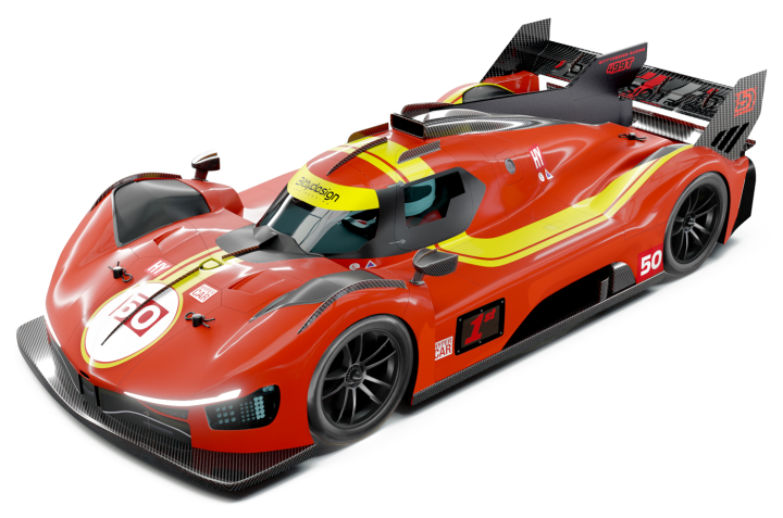 Hypercar Kaross 499T Omålad 1/10 190mm för Tamiya TT-02