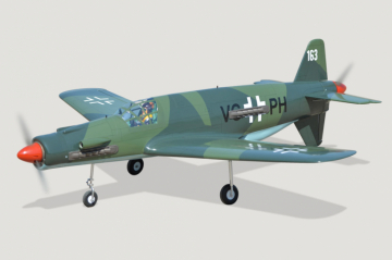 Dornier Do335 1724mm EP ARF in der Gruppe Hersteller / B / Black Horse / Models bei Minicars Hobby Distribution AB (BH163)