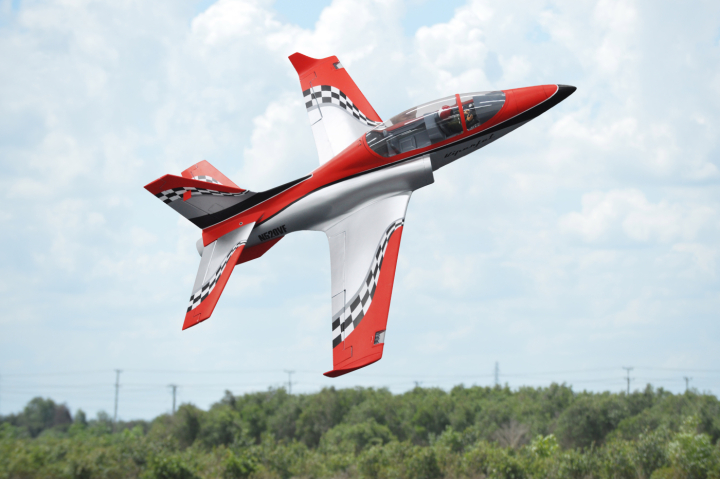 Viper Jet MKII 1885mm EDF 120mm ARF Röd - Silver