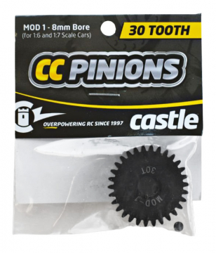 CC Pinion 30T Mod 1 - 8mm i gruppen Fabrikat / C / Castle Creations / Piniondrev hos Minicars Hobby Distribution AB (CC010-0065-31)