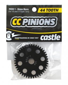 CC Pinion 44T Mod 1 - 8mm i gruppen Fabrikat / C / Castle Creations / Piniondrev hos Minicars Hobby Distribution AB (CC010-0065-37)