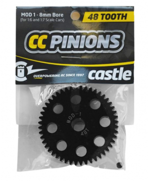 CC Pinion 48T Mod 1 - 8mm in the group Brands / C / Castle Creations / Pinion Gear at Minicars Hobby Distribution AB (CC010-0065-38)
