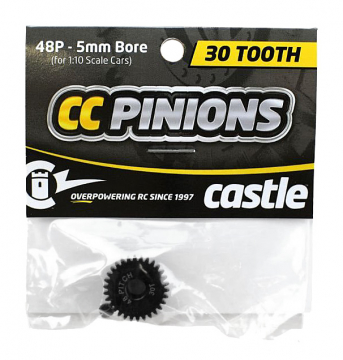 CC Pinion 30T 48P - 5mm i gruppen Fabrikat / C / Castle Creations / Piniondrev hos Minicars Hobby Distribution AB (CC010-0065-49)