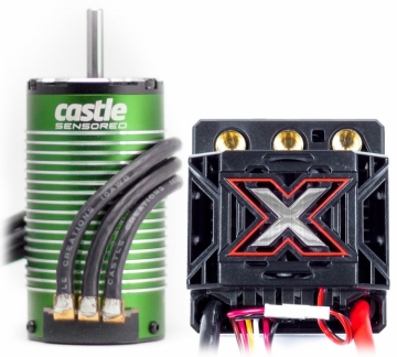 Mamba Monster X ESC Combo with 1512-2650KV sensored motor in the group Brands / C / Castle Creations / ESC & Combo Car 1/8-1/5 at Minicars Hobby Distribution AB (CC010-0145-04)