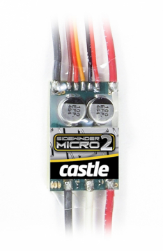 ESC Sidewinder Micro 2 1/18 12.6V 2A Peak BEC* Disc in the group Brands / C / Castle Creations / ESC & Combo Car 1/16-1/18 at Minicars Hobby Distribution AB (CC010-0150-00)