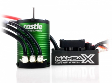 MAMBA X Sensor ESC 25,2V WP och 1406-4600KV Combo i gruppen Fabrikat / C / Castle Creations / ESC & Combo Bil 1/10 hos Minicars Hobby Distribution AB (CC010-0155-01)