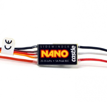 SIDEWINDER NANO ESC 1/18-1/24 12.6V in the group Brands / C / Castle Creations / ESC & Combo Car 1/16-1/18 at Minicars Hobby Distribution AB (CC010-0176-00)