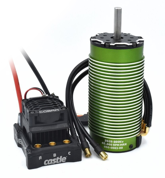Cobra 6 8S 33,6V ESC, 2028-800KV Motor Combo 1/6-1/8