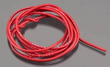 WIRE, 60, 16 AWG, RED in the group Brands / C / Castle Creations / Cables & Connectors at Minicars Hobby Distribution AB (CC011-0037-00)