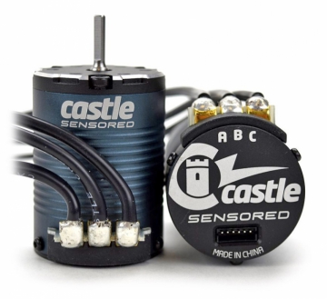 Motor Sensor Inrunner 4-pole 1406-2850KV Crawler in the group Brands / C / Castle Creations / Motor Car at Minicars Hobby Distribution AB (CC060-0070-00)
