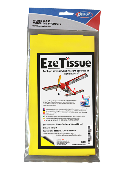 Eze Tissue Spannpapier gelb 5stuck