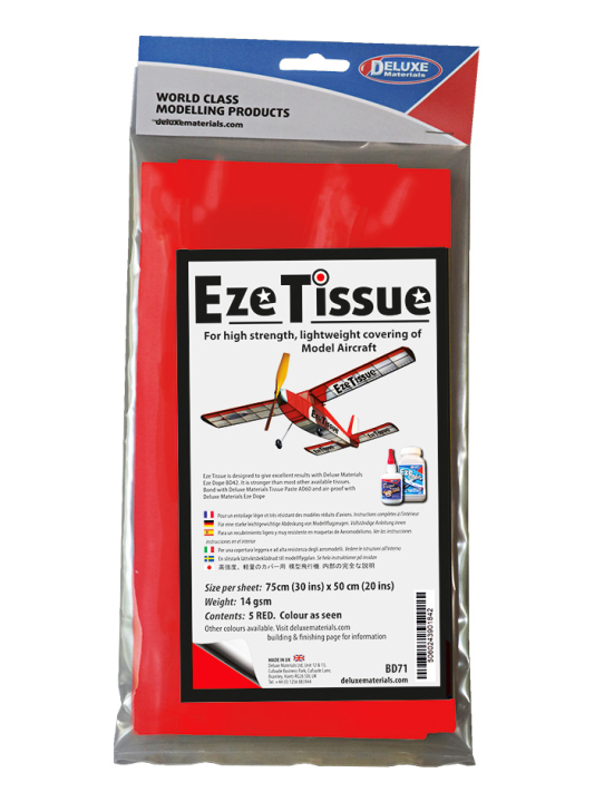 Eze Tissue Spannpapier roth 5stuck