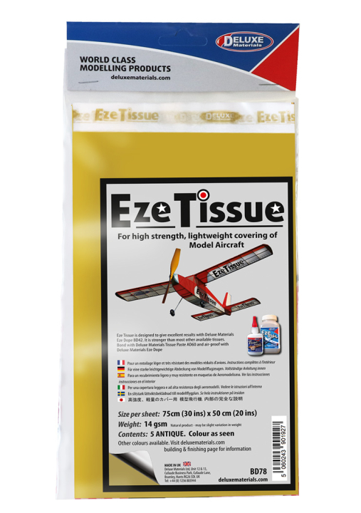 Eze Tissue Spannpapier Antik 5stuck
