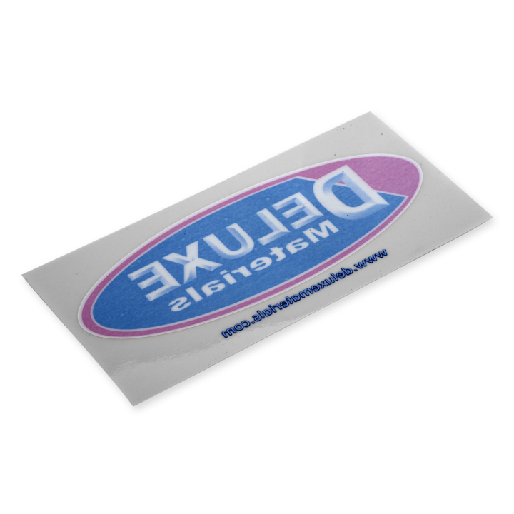 Deluxe Materials Window sticker